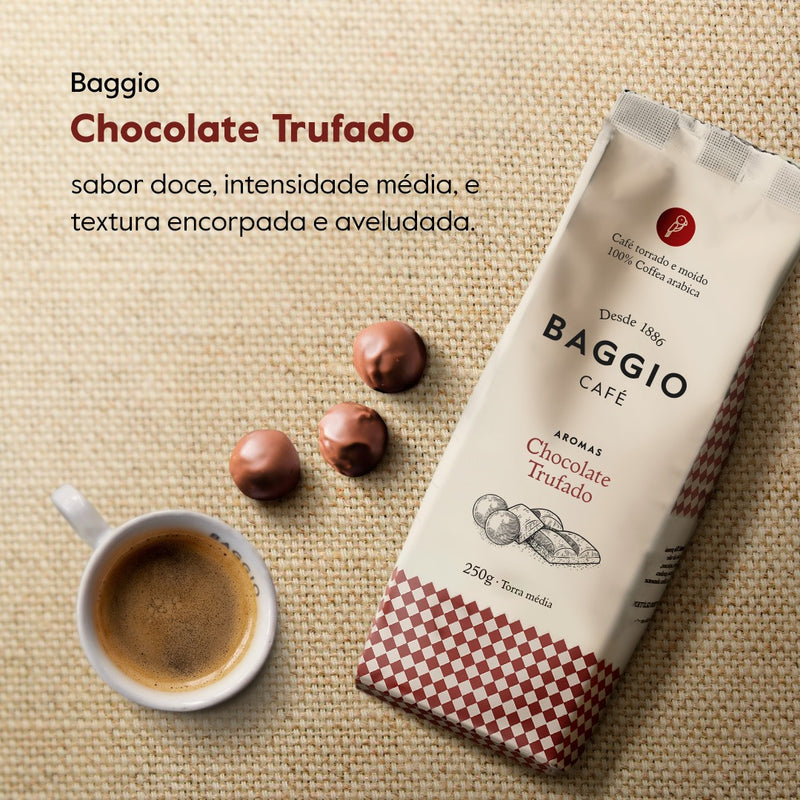 Café Moído Baggio Aromas Chocolate Trufado