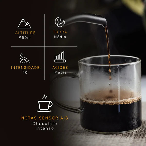 notas sensoriais cafe em grãos super crema