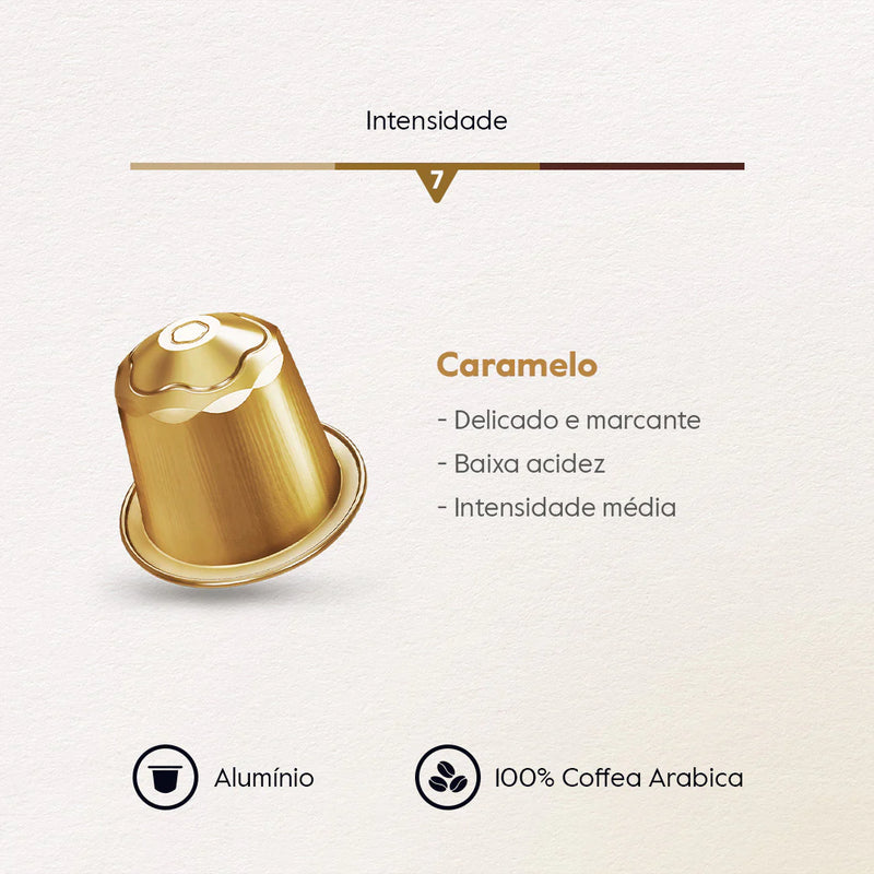 Café Baggio Aromas Caramelo Em Cápsulas