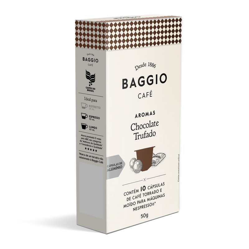 Café Baggio Aromas Chocolate Trufado Em Cápsulas